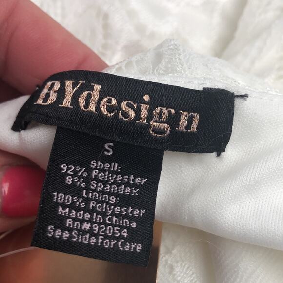 Lace floral lined blouse by design small - Picture 9 of 10